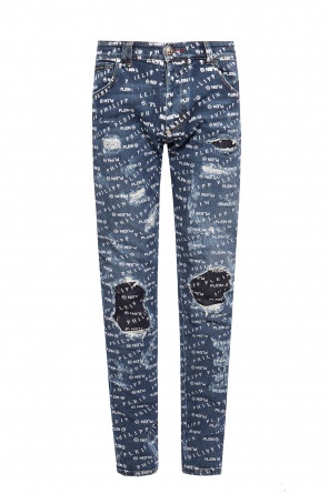 Patterned distressed jeans, zdjęcie 1 Patterned distressed jeans od Philipp Plein